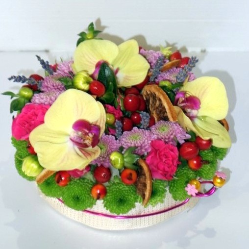 Composition Gateau Floral