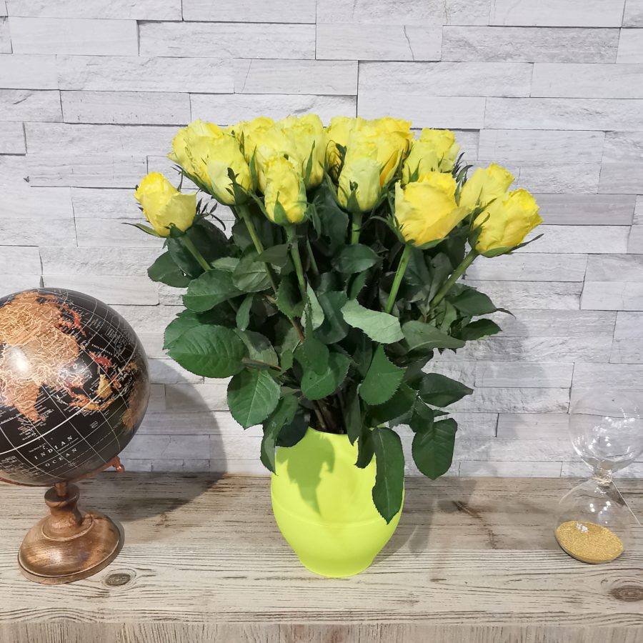 Bouquet de PETITES roses jaunes - Livraison Toulouse - Calypso Fleurs