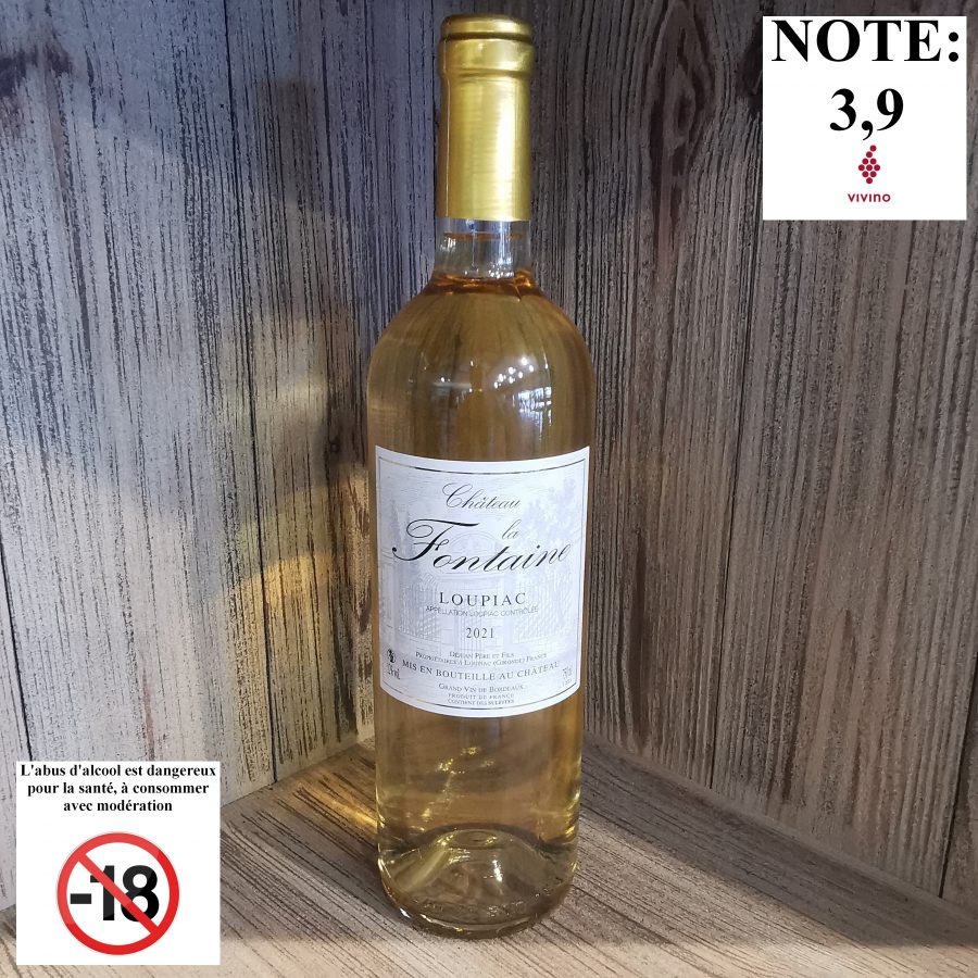 Vin Blanc CHÂTEAU LA FONTAINE - Livraison Toulouse - Calypso Fleurs