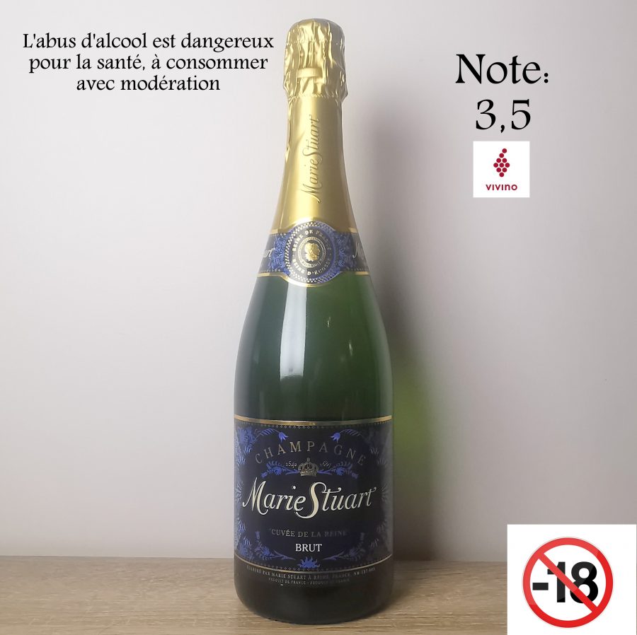 Champagne MARIE STUART Cuvée de la Reine Livraison Toulouse Calypso